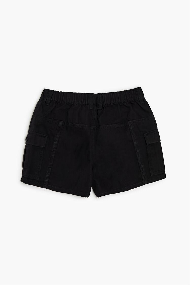 Girls Denim Cargo Shorts (Kids) - Image 2