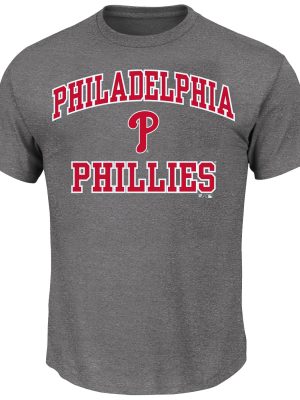 Mens Big And Tall Team Logo Short Sleeve Tee Shirt - Philadelphia Phillies