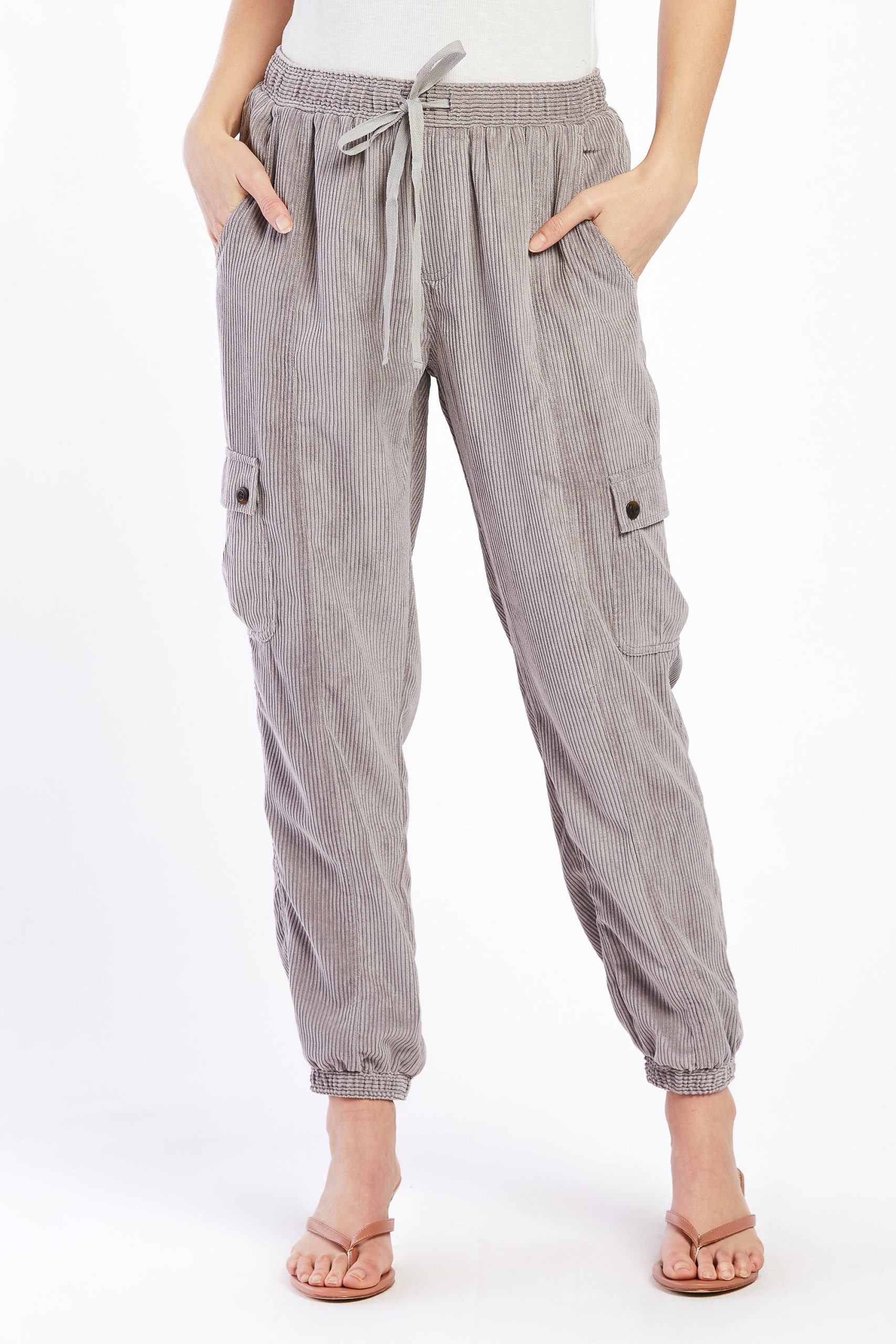 Sylvia Pull On Corduroy Jogger - Image 3