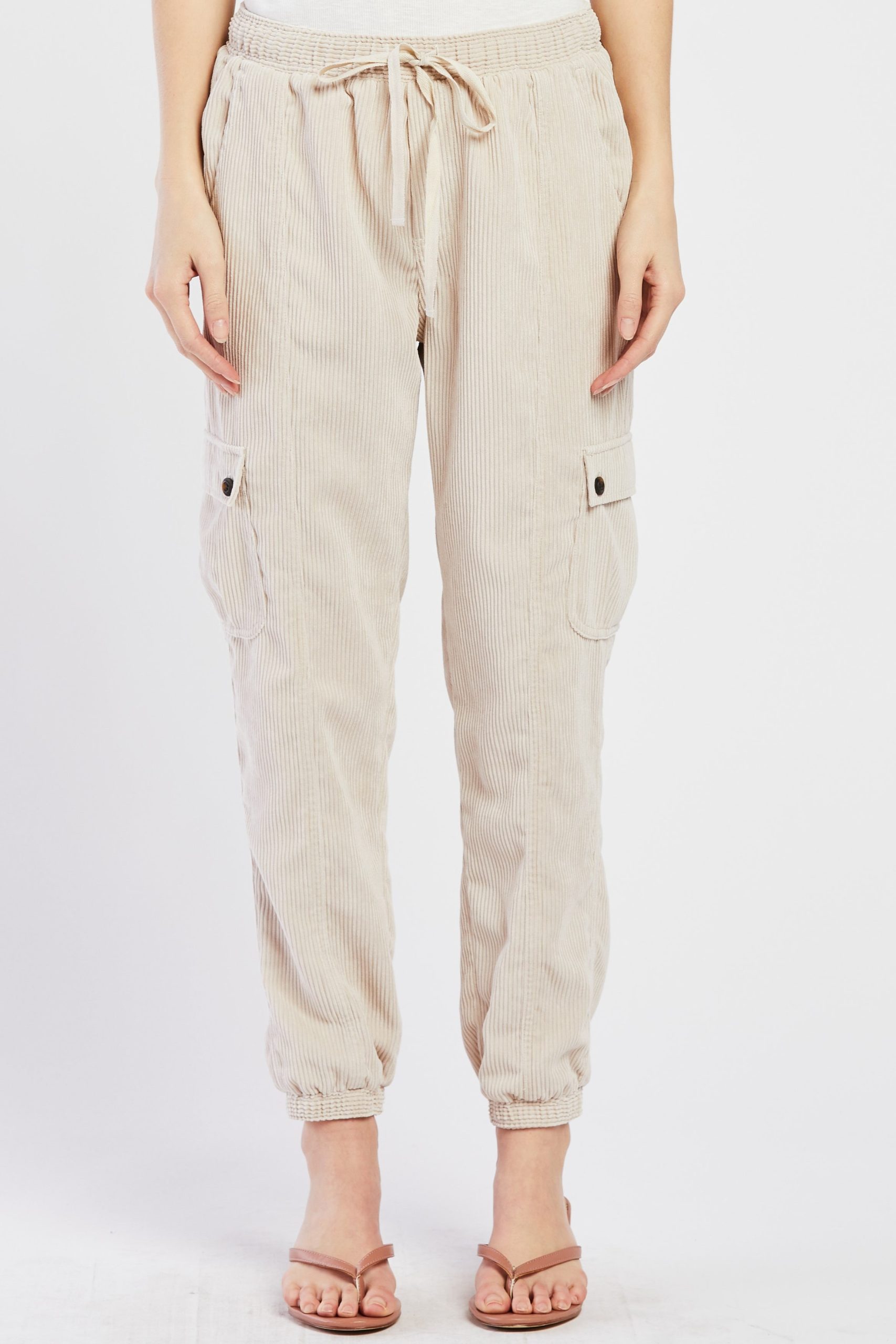 Sylvia Pull On Corduroy Jogger - Image 2