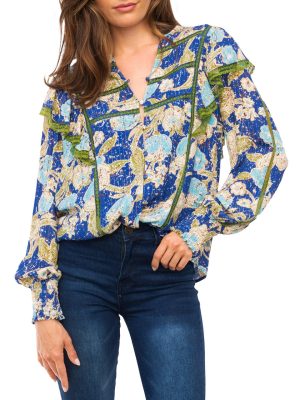 Asra Ruffle Top