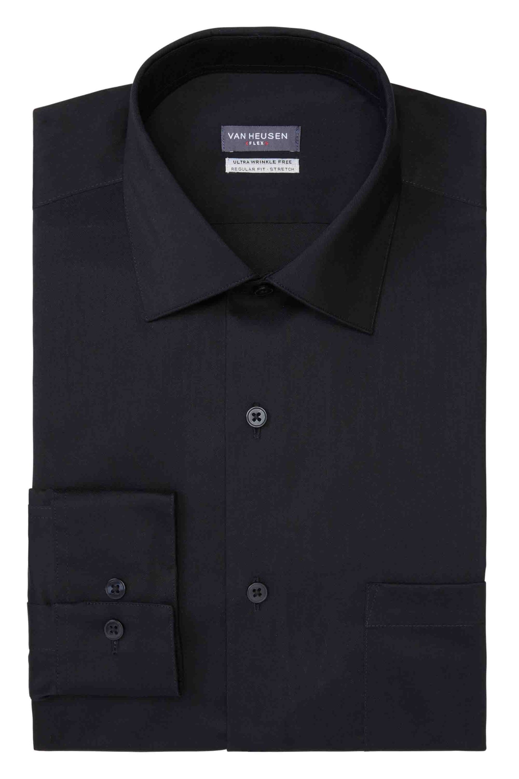 Van Heusen Regular Fit Ultra Wrinkle Free Stretch FLEX Solid - Image 11
