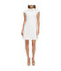 Cap Sleeve Roll Neck Shift Ivory - Image 6