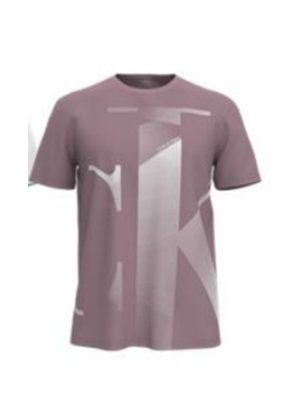 Short Sleeves Geo Monogram Crew
