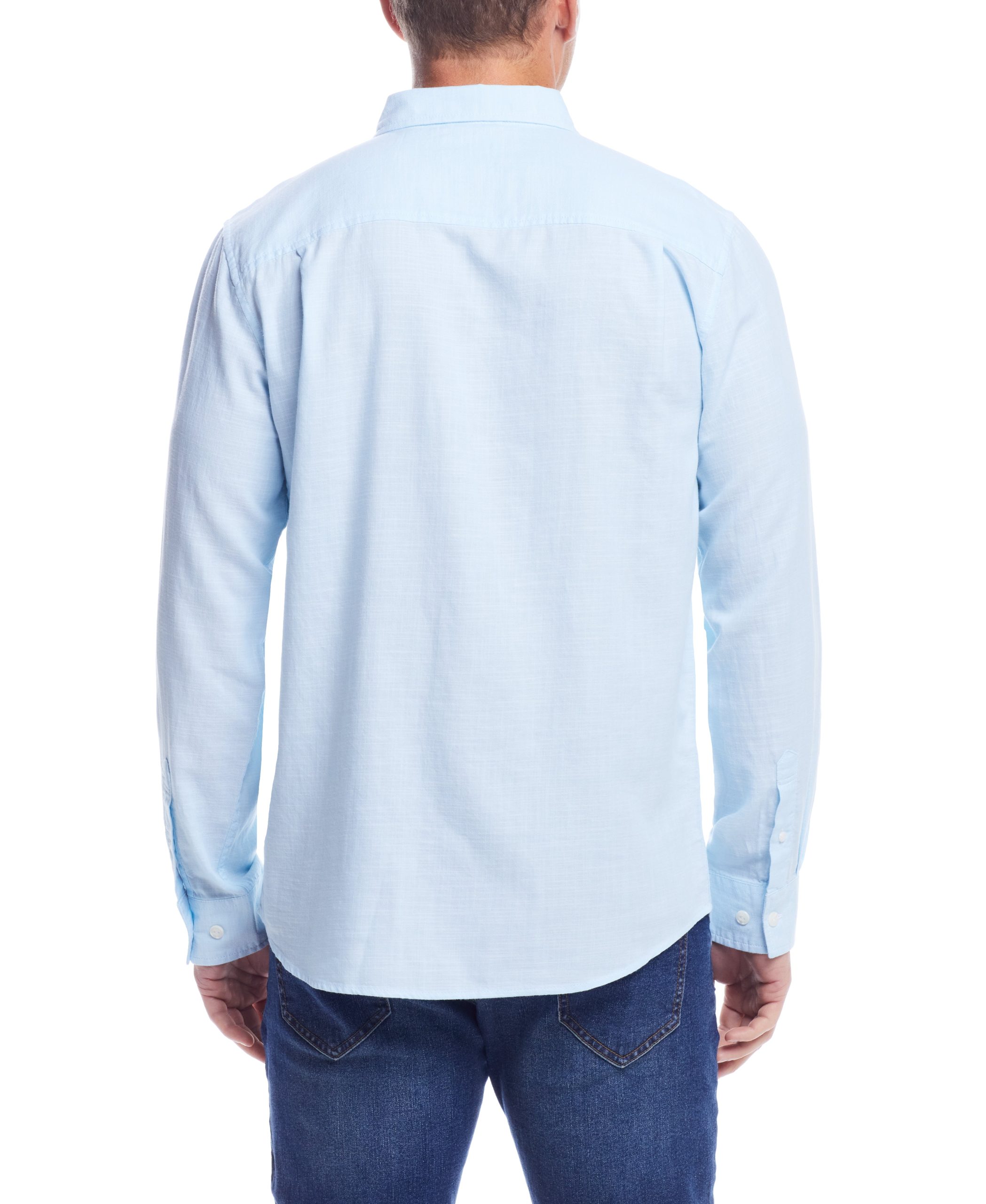 Weatherproof Vintage Men's L/S Solid Cotton Twill Shirt - Image 2