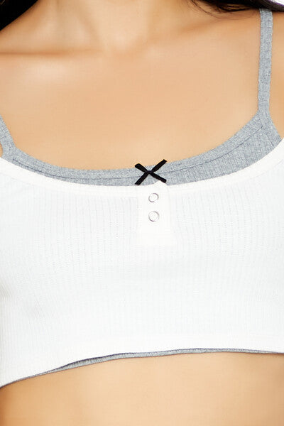 Bow Combo Cropped Cami - Image 3